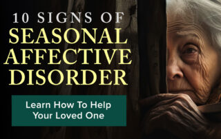 Portrait of a senior person expressing signs of depression, highlighting the importance of recognizing Winter Depression in Seniors for proper support and care.